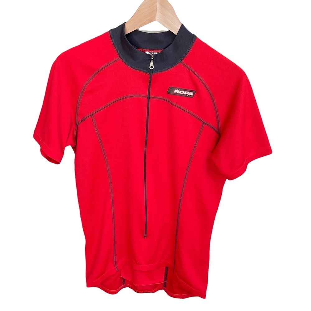 Salsa Ropa Wear Red Short Sleeve Bicycle Shirt Size: M
